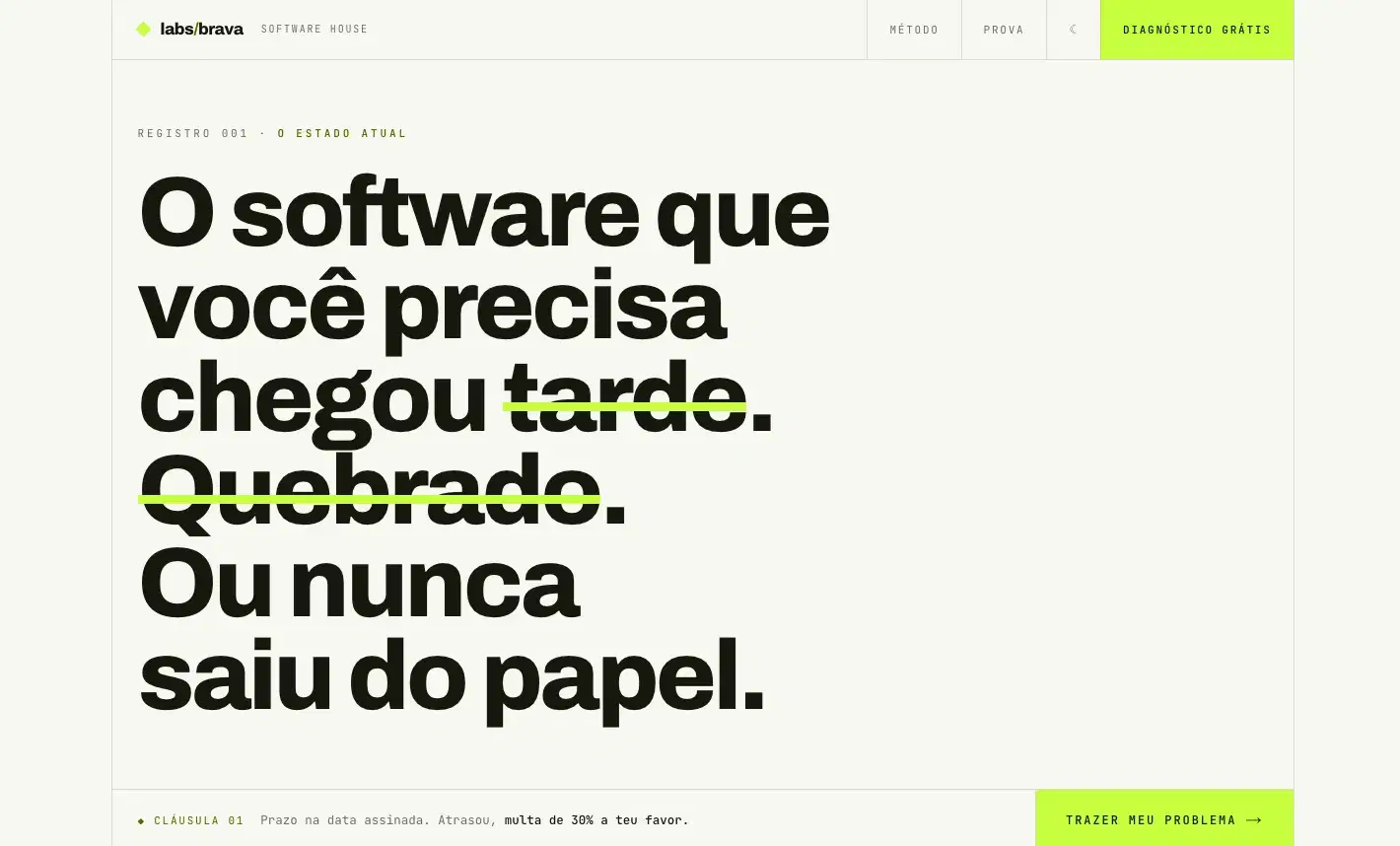 Screenshot de Labs Brava