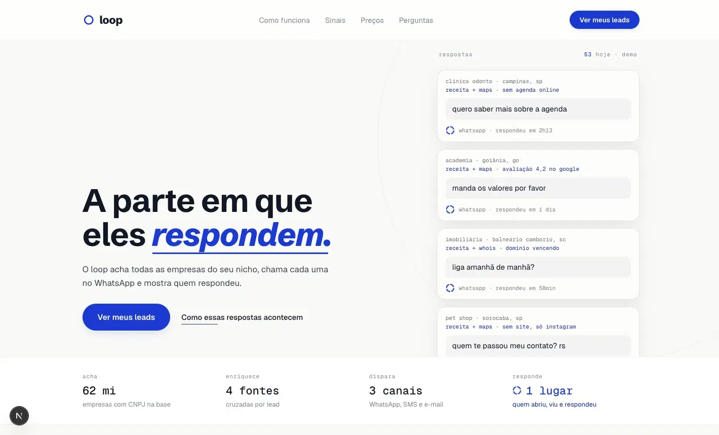 Screenshot de LoopHQ